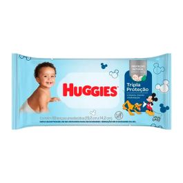 Lenços Umedecidos Huggies Tripla Proteção com 88 uni Ref.19058