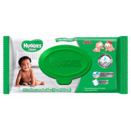 Lenços umedecidos Huggies classic com 48 unidade Ref.3151